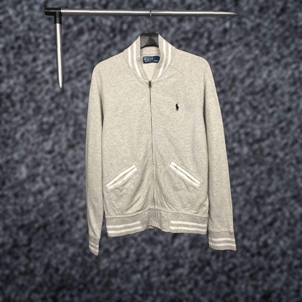 Ralph Lauren Polo Ralph Lauren Jacket Bomber Shirt Mens M Gray Cotton Zip Hoodie Size US M / EU 48-50 / 2 - 1 Thumbnail