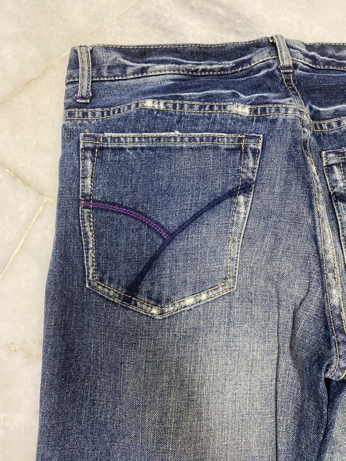 Takeo Kikuchi Size 31x30.5 Vintage Takeo kikuchi Distressed Jeans Faded Size US 31 - 13 Thumbnail