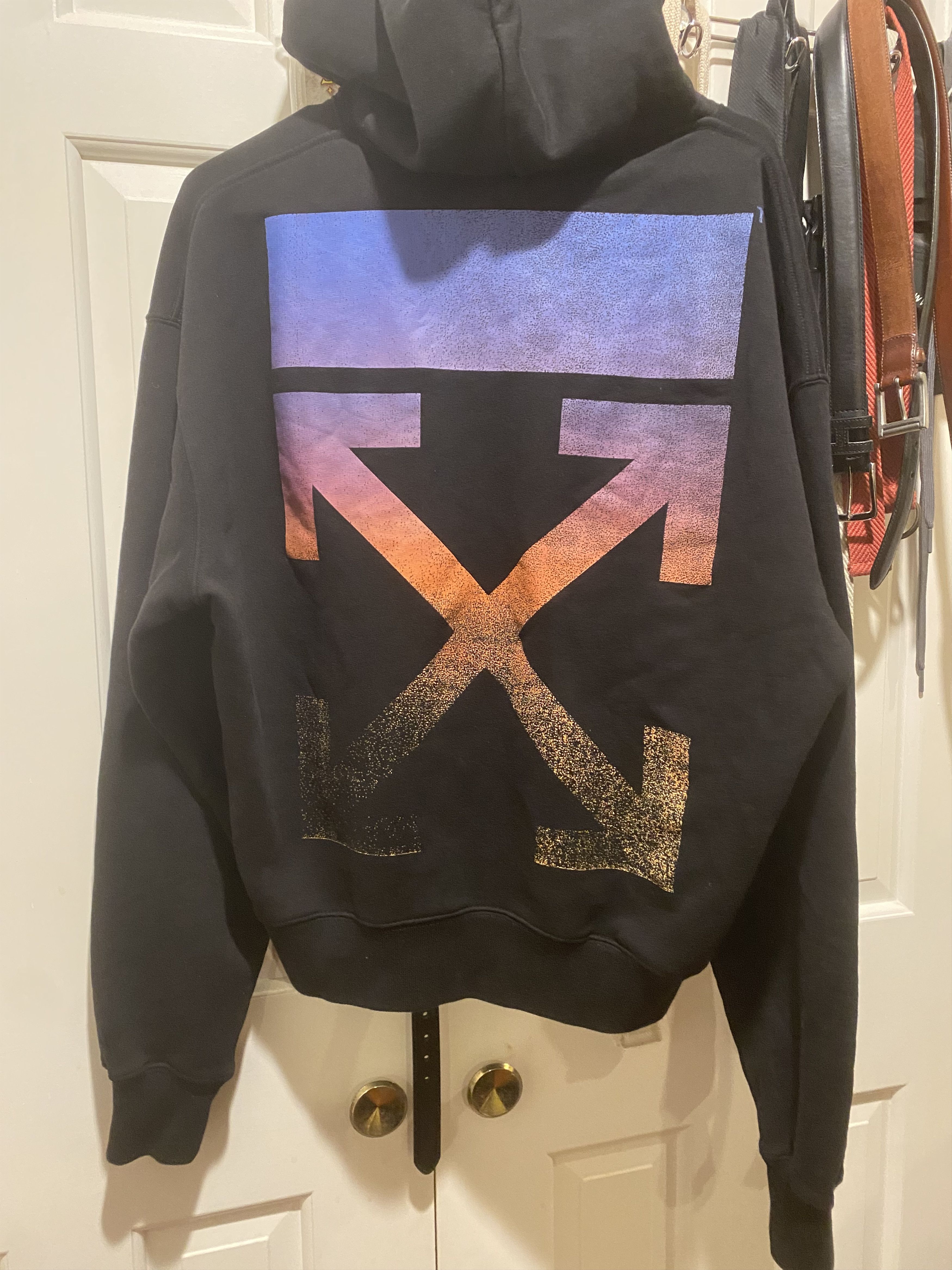 Off white sales luisaviaroma hoodie