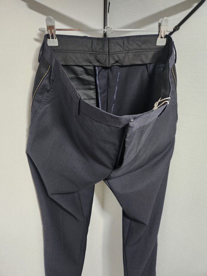 Lanvin Lanvin Contrast Striped Panel 골드스티치 Pants Size US 30 / EU 46 - 2 Thumbnail