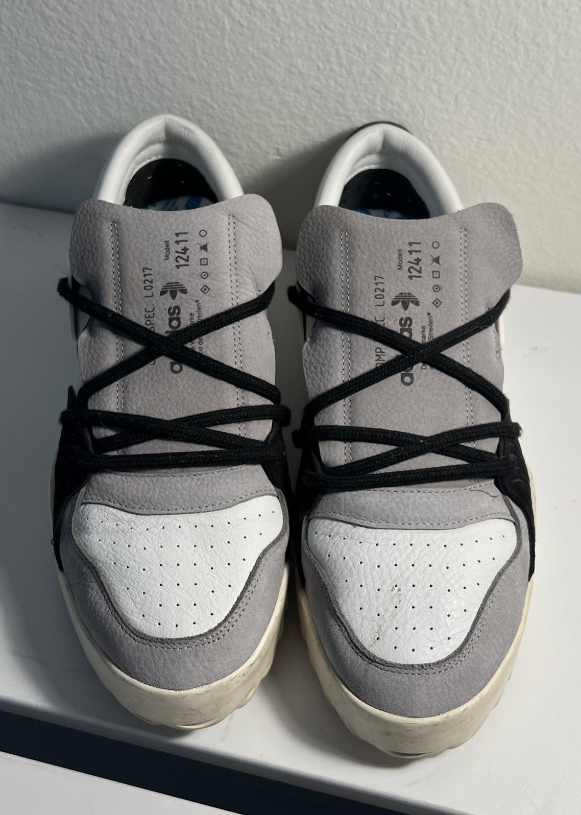 Adidas × Alexander Wang Alexander Wang Low BBall Sneakers Size US 11.5 / EU 44-45 - 3 Thumbnail