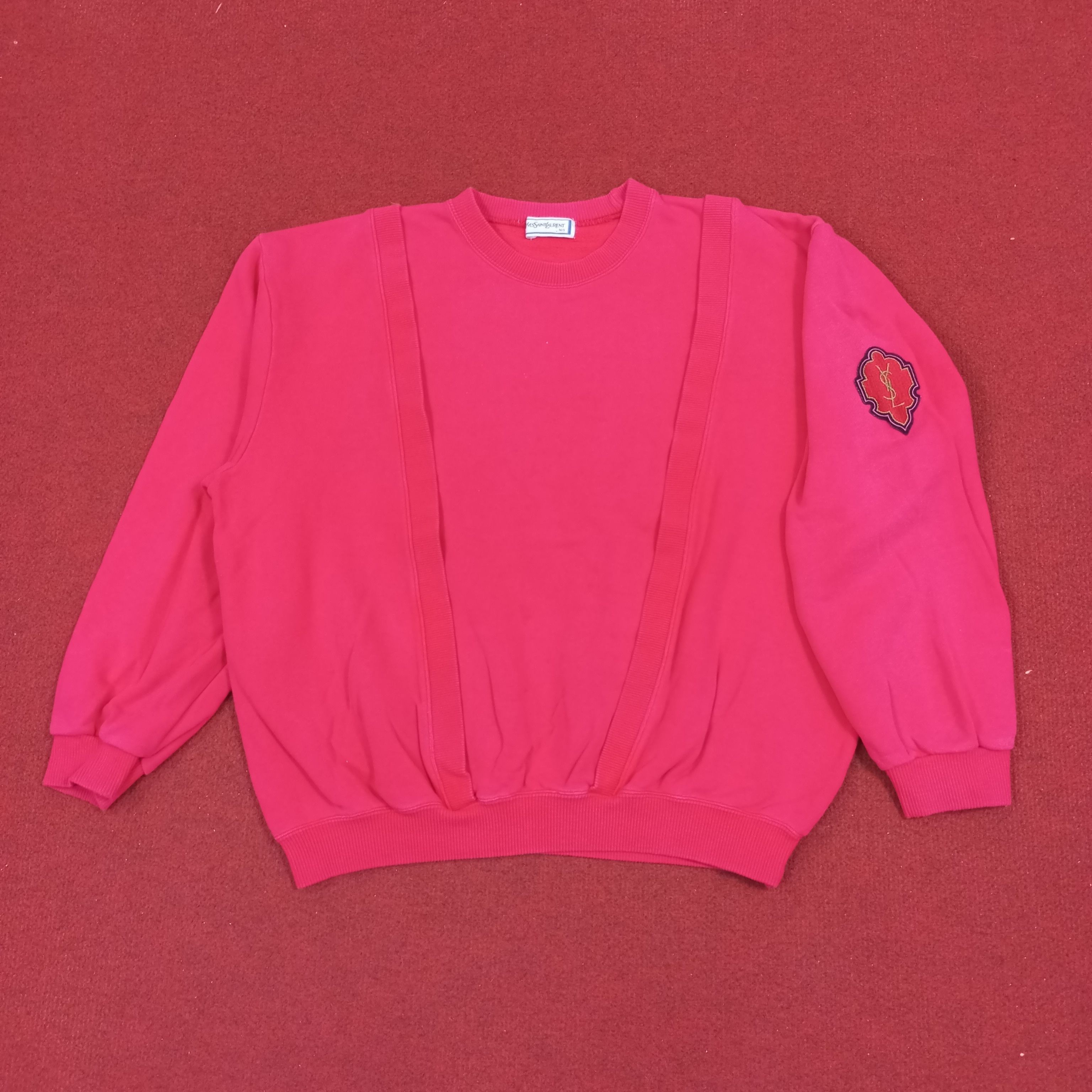 Yves Saint Laurent Fashion Style YSL Logo Design Sweatshirt