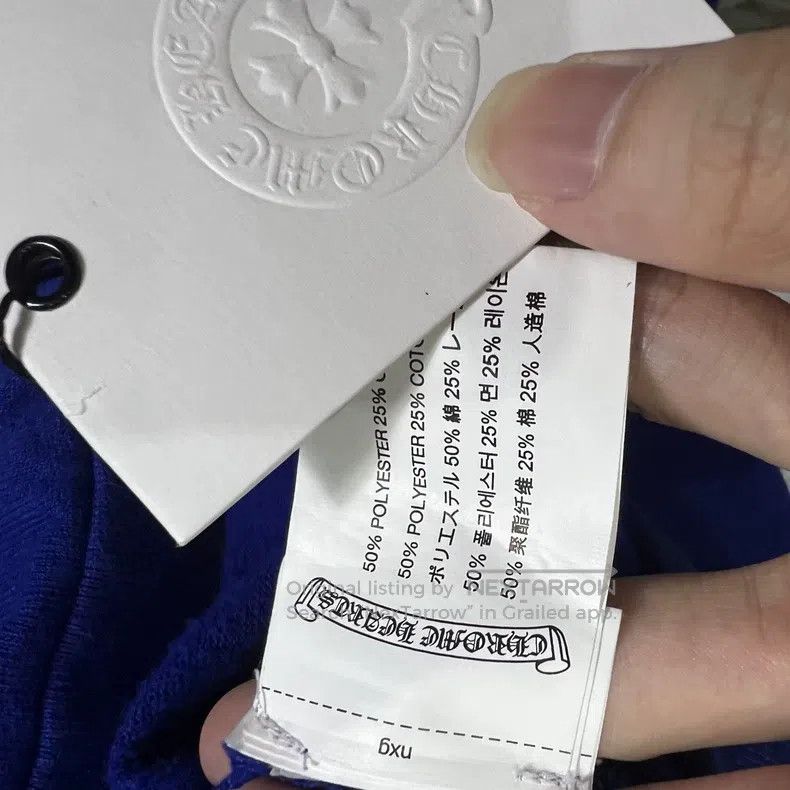 Chrome Hearts CHROME HEARTS Size L Blue sweater Size US L / EU 52-54 / 3 - 4 Thumbnail