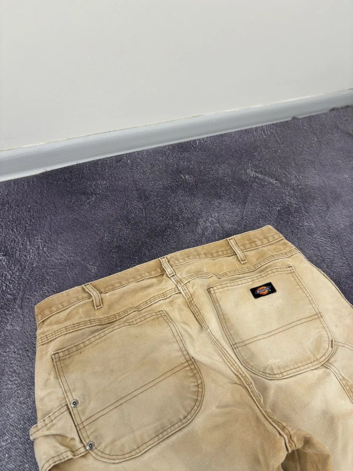 Dickies × Vintage Vintage Dickies Faded Mustard Work Hype Baggy Pants Size US 36 / EU 52 - 6 Thumbnail
