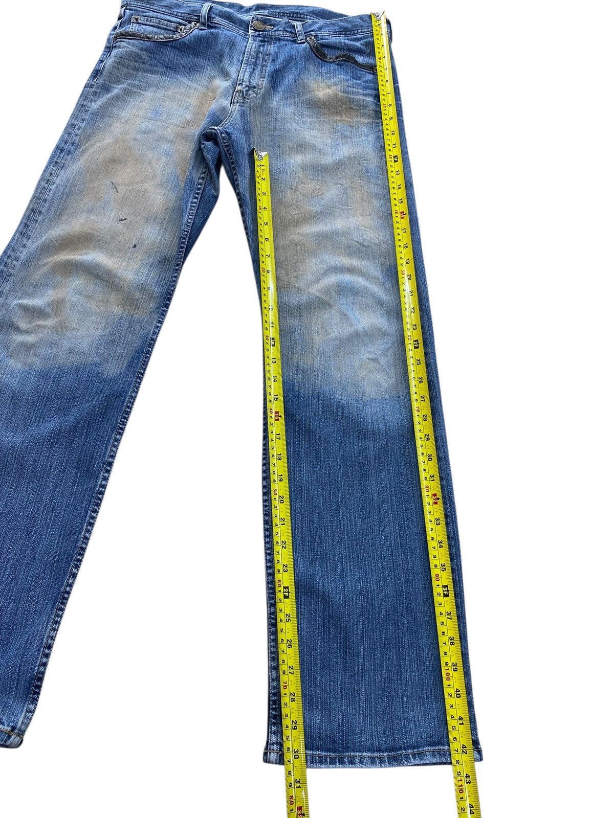 Japanese Brand Japanese Brand Mud Wash Style Straight Leg Jeans Size US 34 / EU 50 - 8 Thumbnail