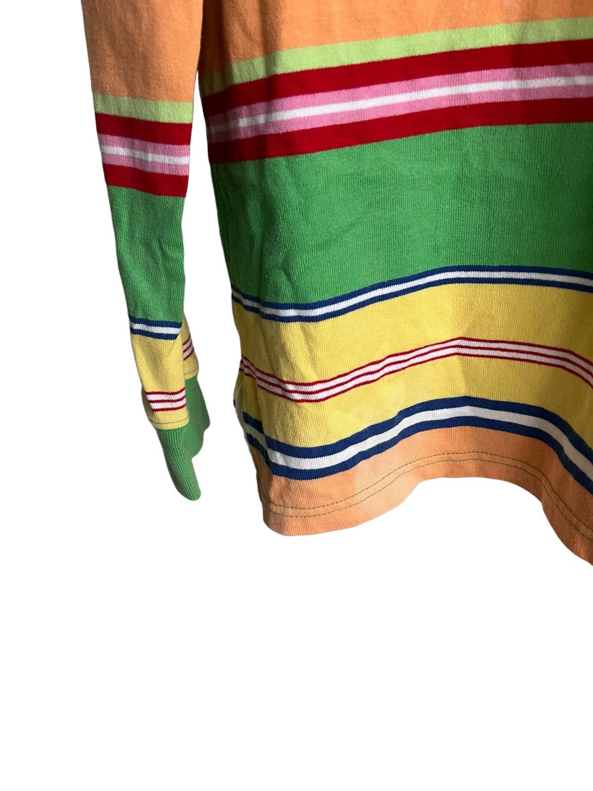 Polo Ralph Lauren Y2K Polo Ralph Lauren Beautiful Striped Colorway Rugby Shirt Size US L / EU 52-54 / 3 - 7 Thumbnail