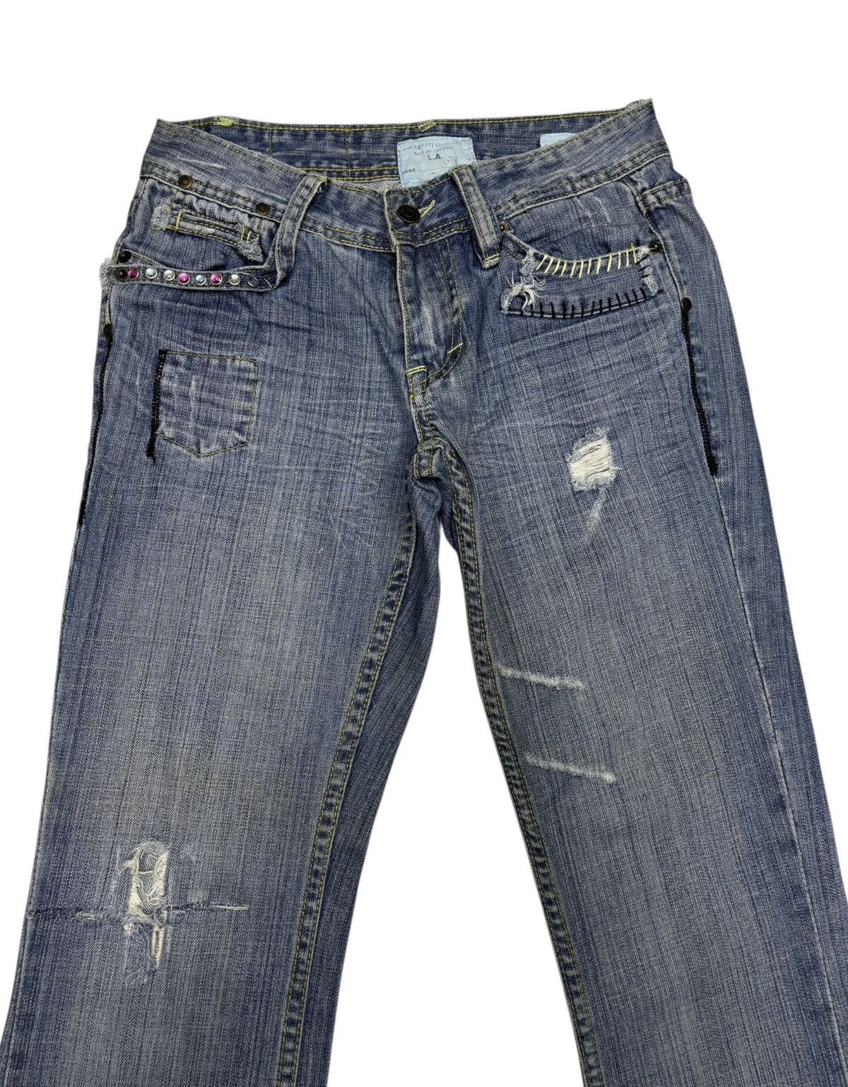 Jimmy Taverniti 🔥TAVERNITI SO JEANS FLARED BOOTCUT JEANS Size 27" / US 4 / IT 40 - 5 Thumbnail