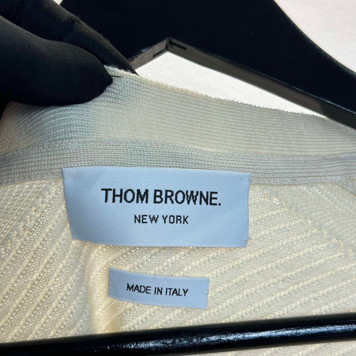 Thom Browne THOM BROWNE 4BAR CARDIGAN Size US L / EU 52-54 / 3 - 2 Thumbnail