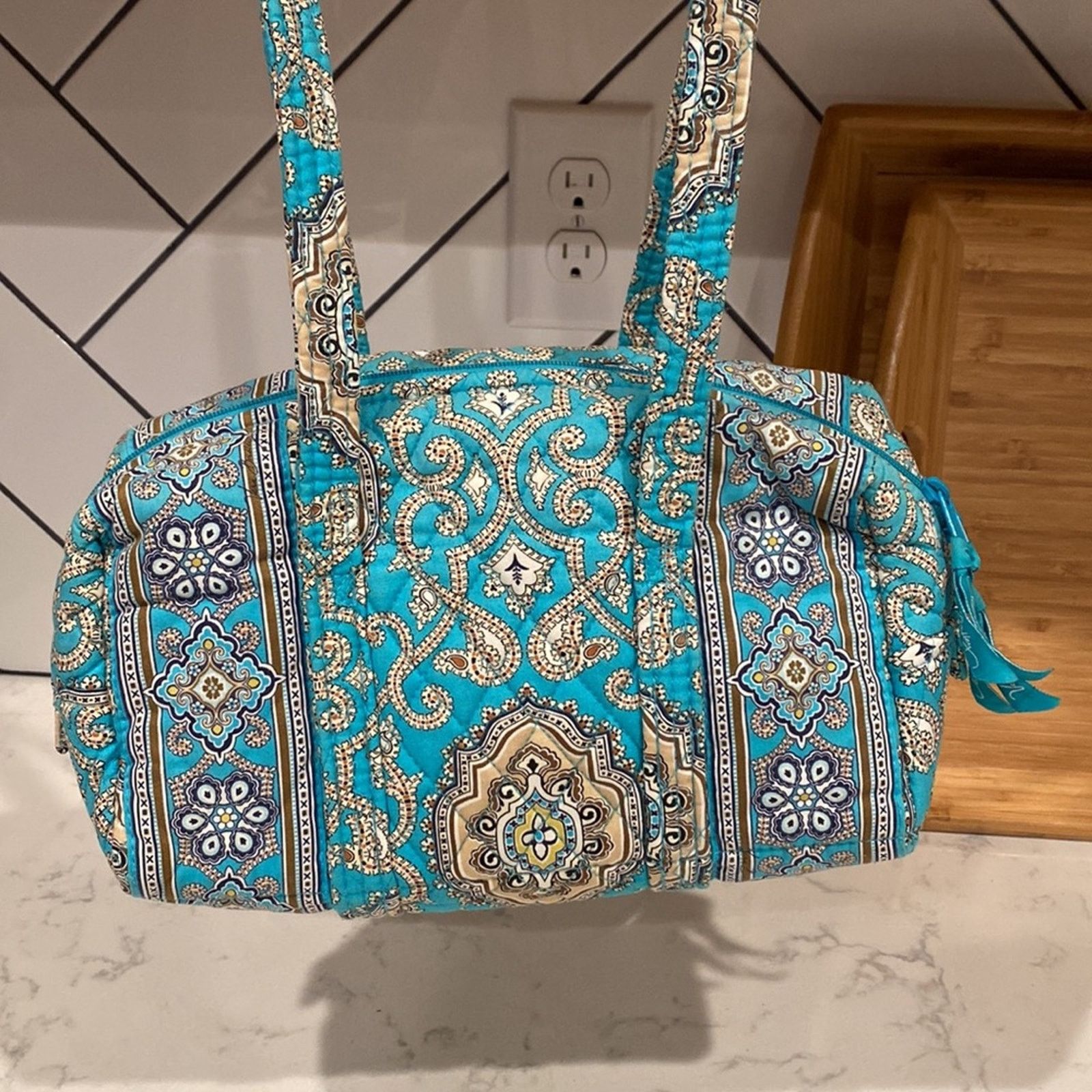 Vera Bradley Vera Bradley Totally Turq Rectangular Shoulder bag Y2K Size ONE SIZE - 3 Thumbnail