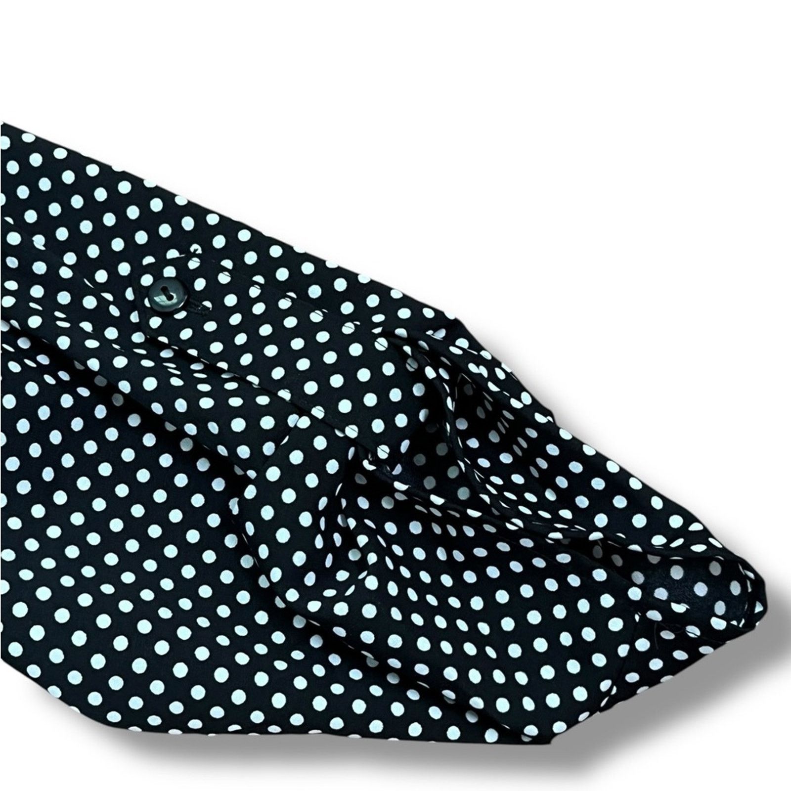 Other Notations Woman Plus Size buttoned polka dot peplum blouse Size 3XL / US 20-22 - 4 Thumbnail