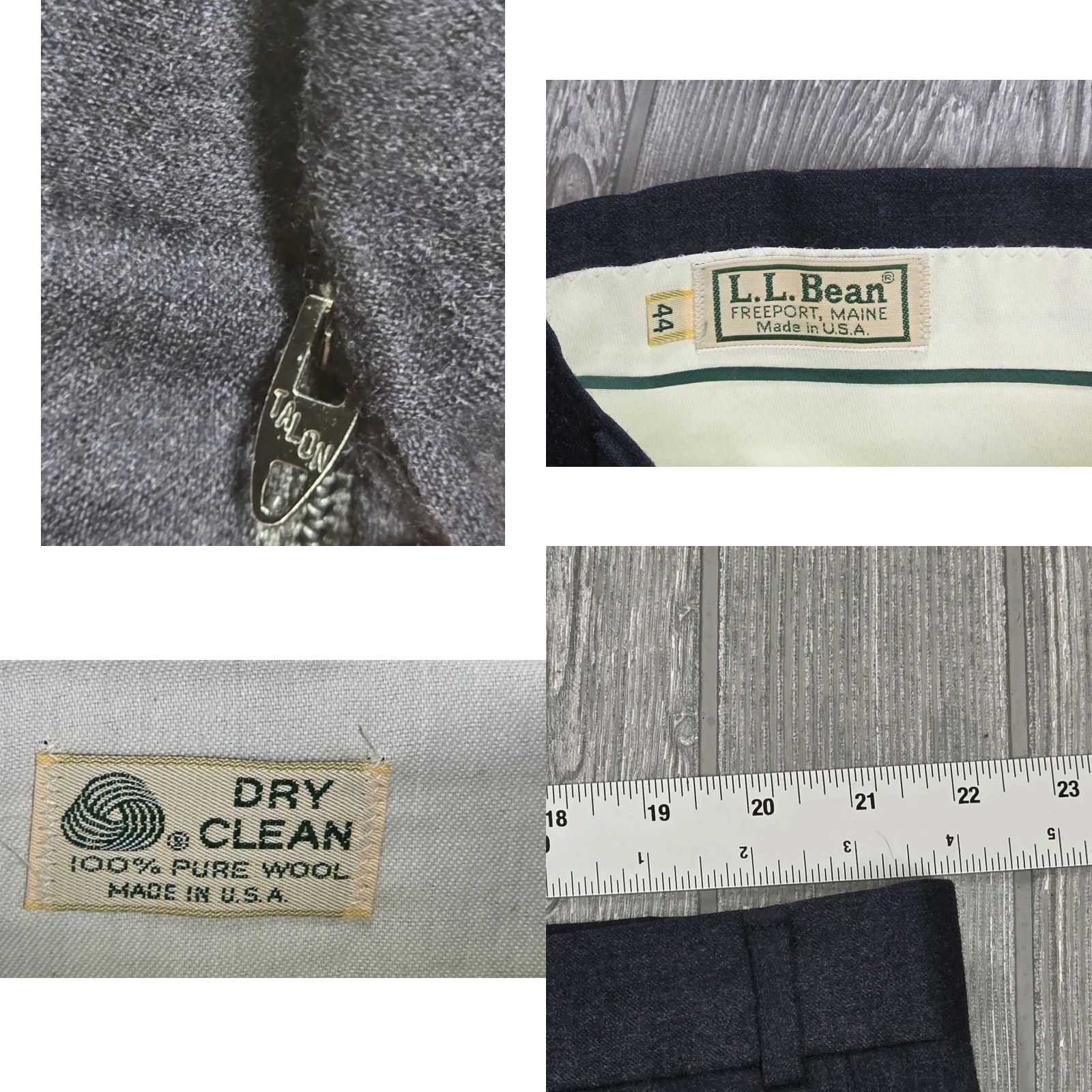 Vintage VINTAGE L.L. Bean Wool Hunting Field Pants Mens 44x29 Outdoors Hunter Blue Size US 44 / EU 60 - 8 Thumbnail