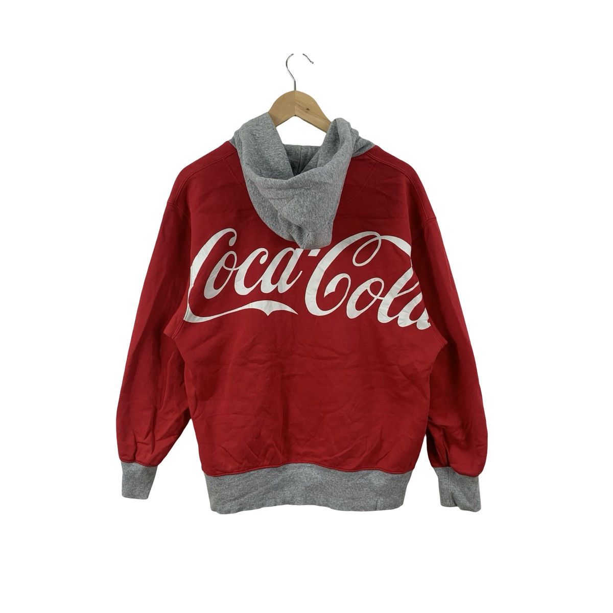 Coca Cola Vintage COCA-COLA Embroidered Logo Hoodie Pullover Size US M / EU 48-50 / 2 - 8 Thumbnail