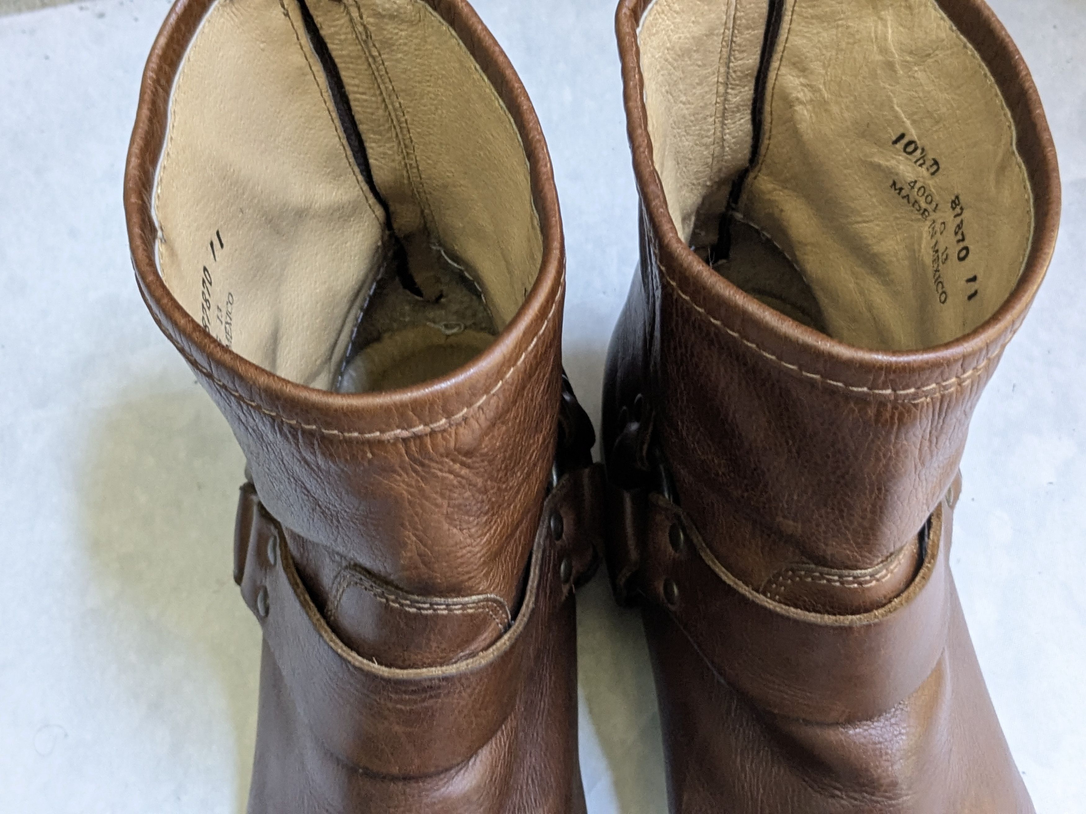 Frye Frye Harness Brown 10.5 D Leather Strap Buckle Size US 10.5 / EU 43-44 - 3 Thumbnail