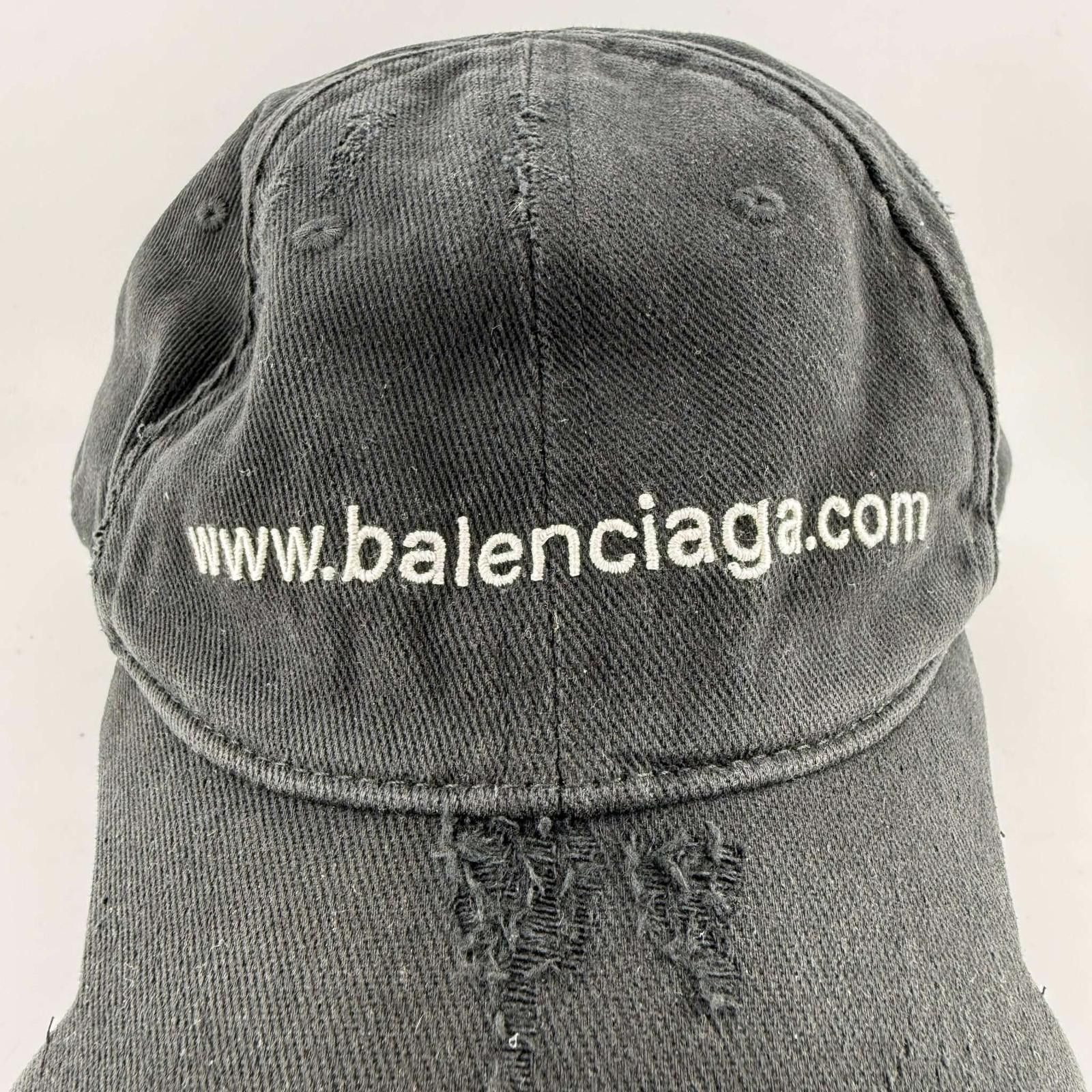 Balenciaga Balenciaga Pierced Website Baseball Cap L Used Size ONE SIZE - 4 Thumbnail