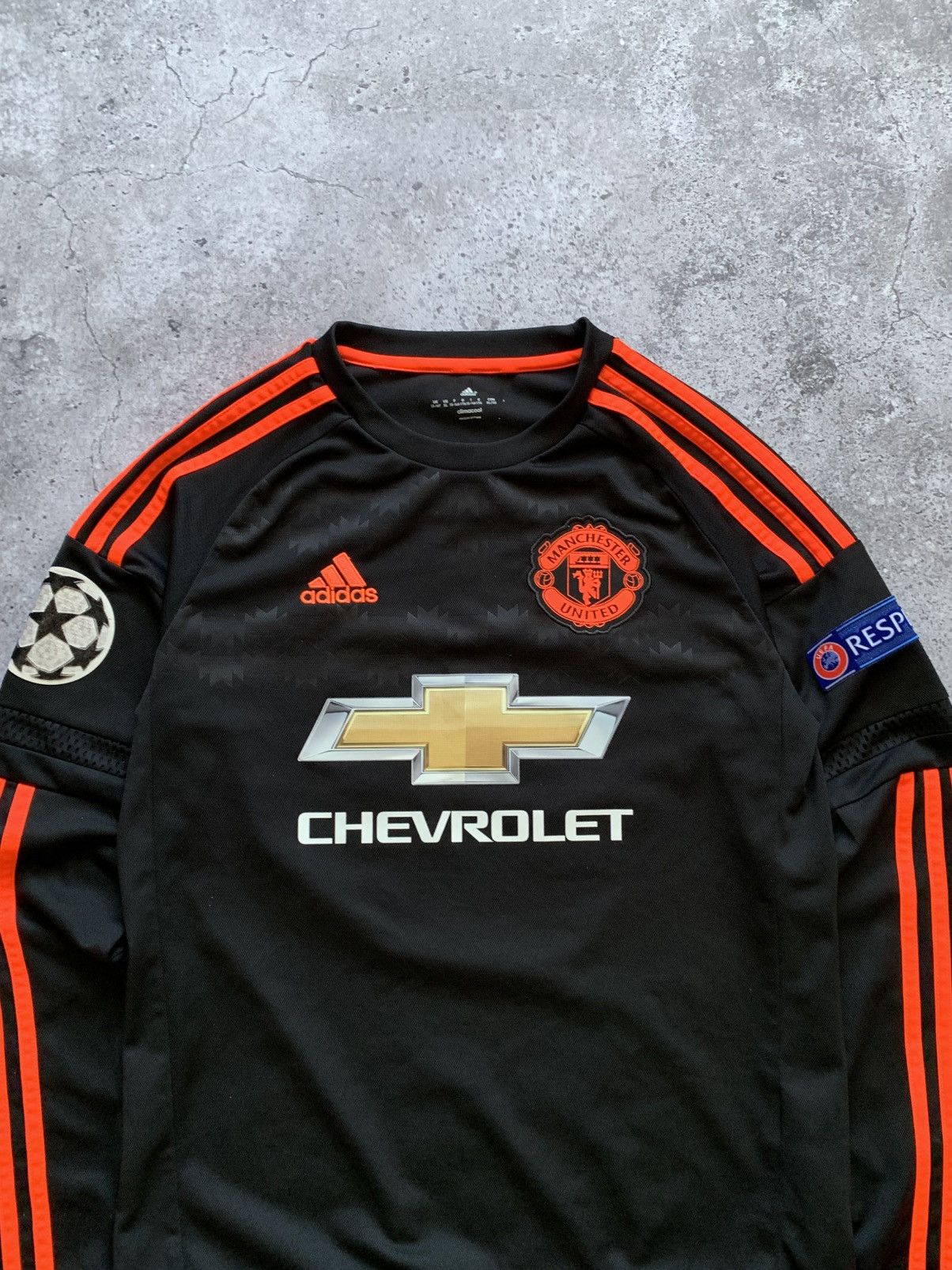Adidas 🔥ADIDAS MANCHESTER UNITED 2015/2016 UCL THIRD SOCCER JERSEY Size US S / EU 44-46 / 1 - 3 Thumbnail
