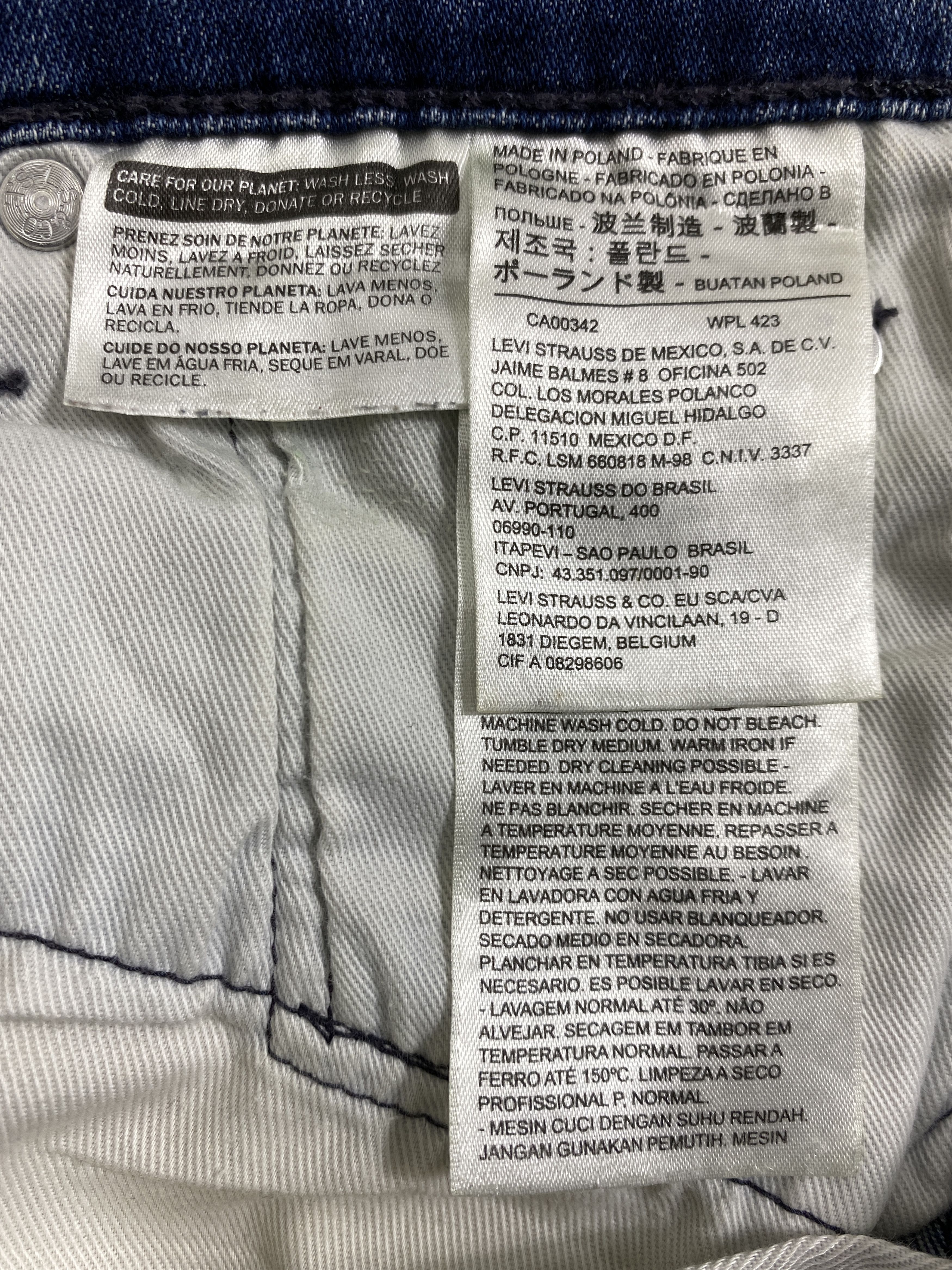 Levi's Dark Blue Vintage Levi's 513 Jeans 28x26.5 Denim -JN945 Size US 28 / EU 44 - 9 Thumbnail