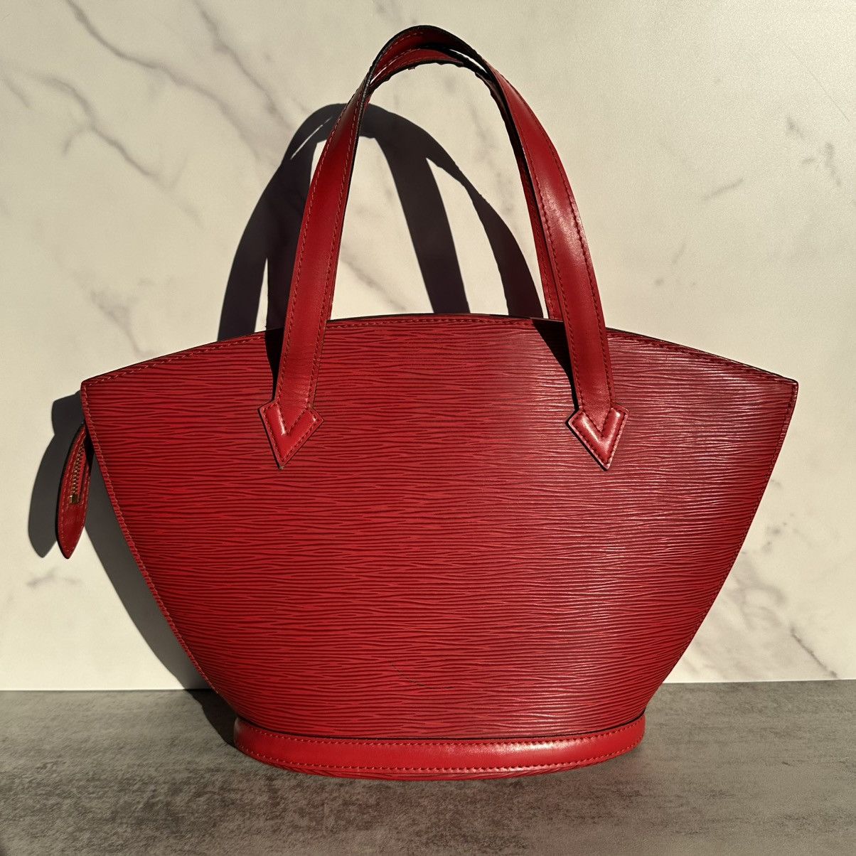Louis Vuitton Louis Vuitton Epi Saint Jacques PM Castillan Red Size ONE SIZE - 2 Thumbnail