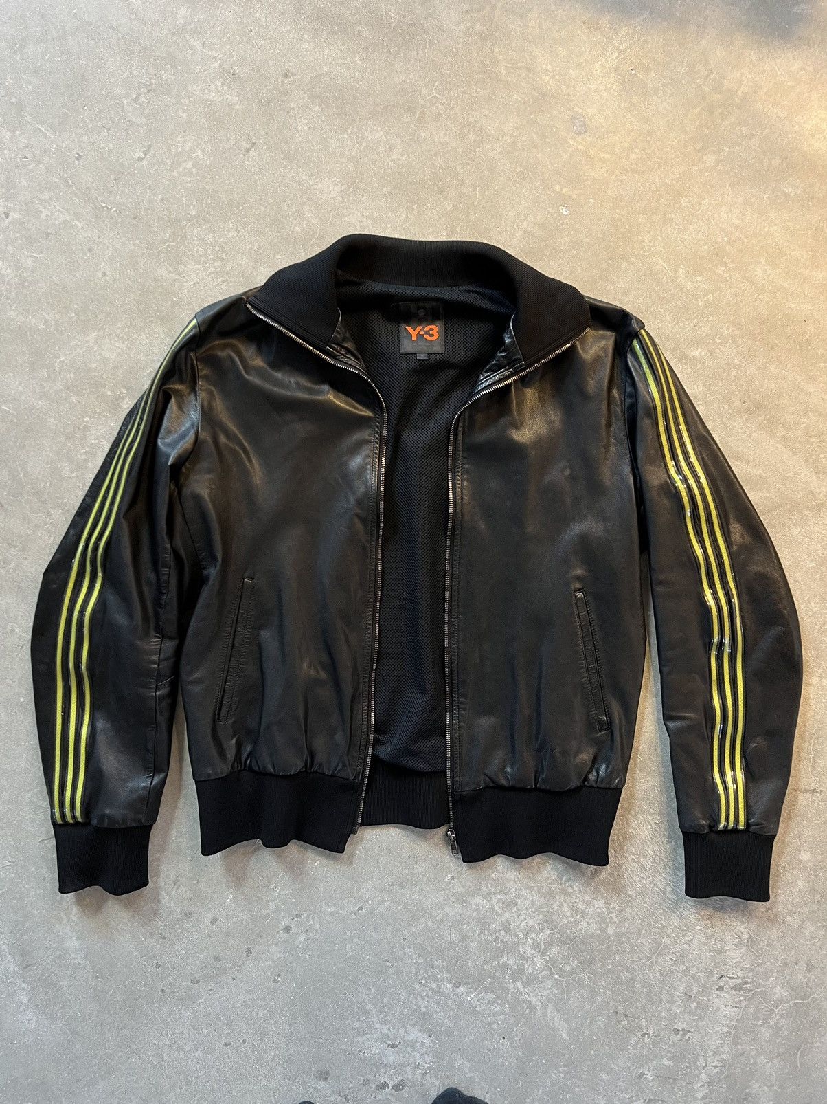 Y-3 × Yohji Yamamoto Y-3 black leather jacket Size US M / EU 48-50 / 2 - 3 Thumbnail