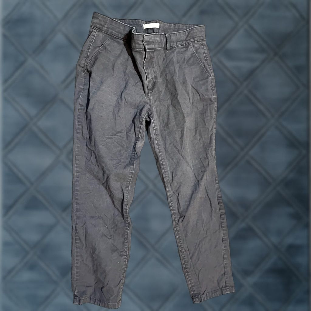 Ann Taylor Ann Taylor Jeans Womens 6 Regular Gray Denim Ankle Stretch 5-Pocket Inseam 23.5" Size 28" / US 6 / IT 42 - 1 Thumbnail