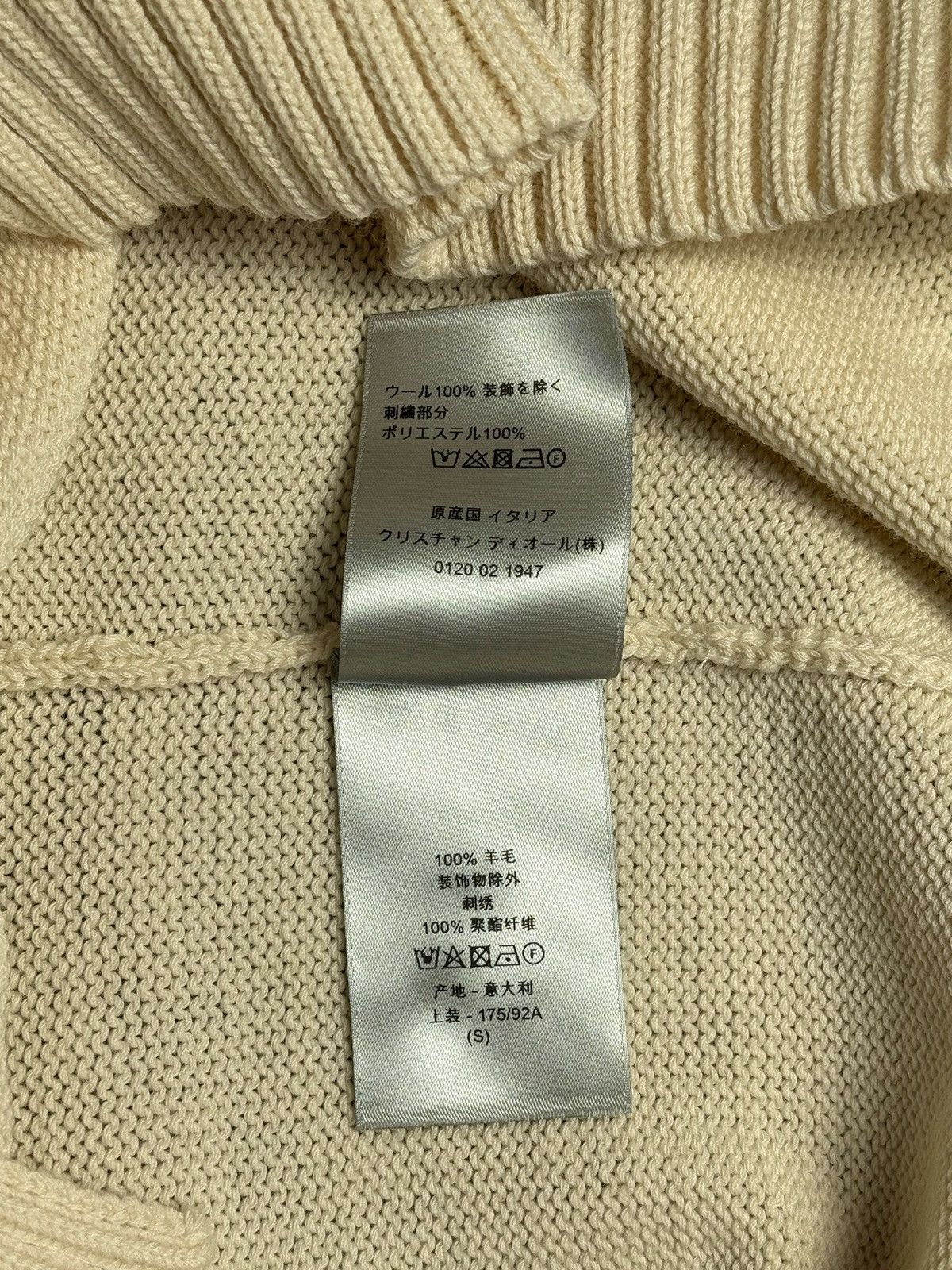 Dior Dior x Cactus Jack cream white oversized sweater Size US S / EU 44-46 / 1 - 5 Thumbnail