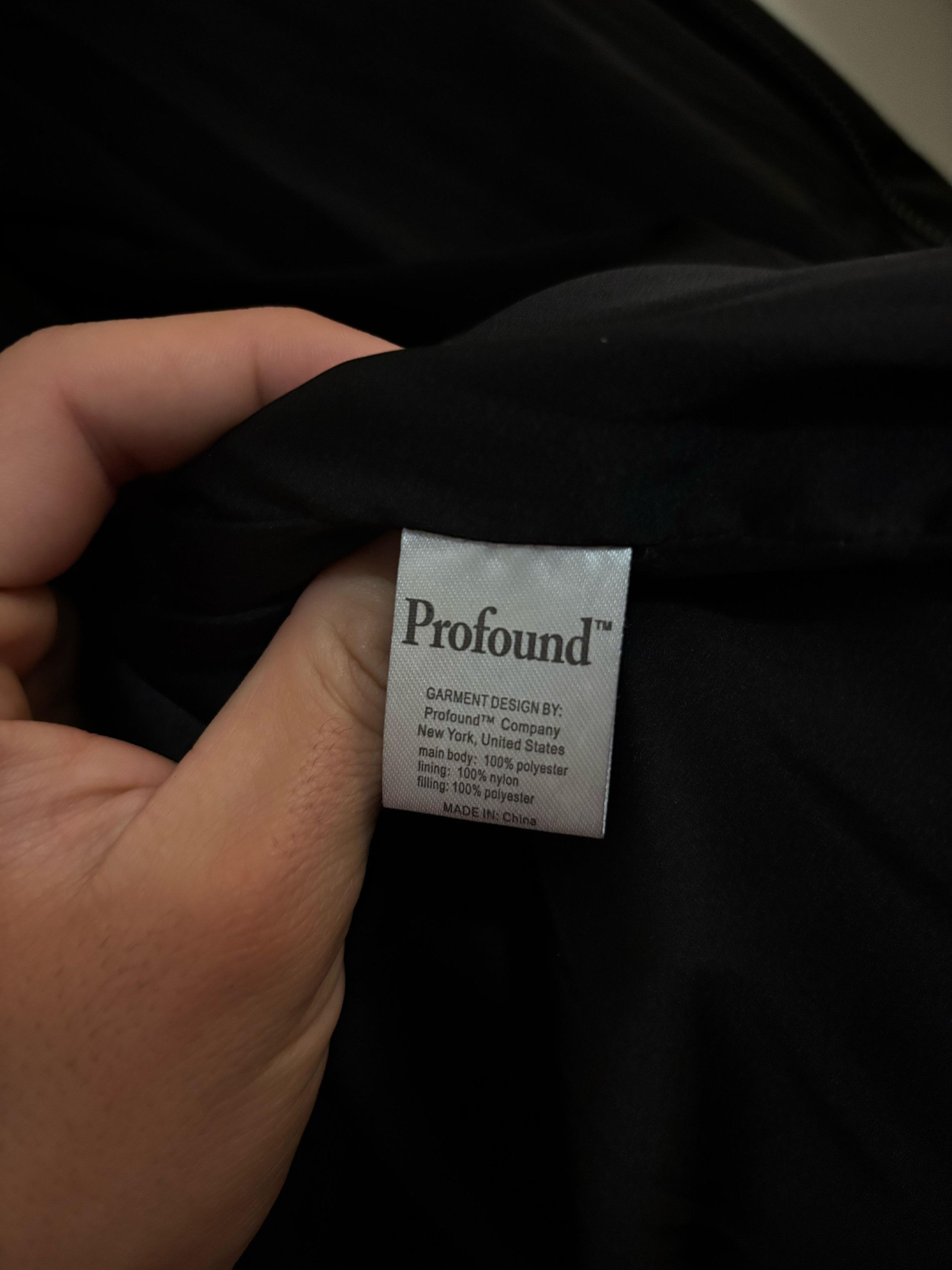 Profound Aesthetic Oversized cropped style Profound Aesthetics Jacket black Size US L / EU 52-54 / 3 - 8 Thumbnail