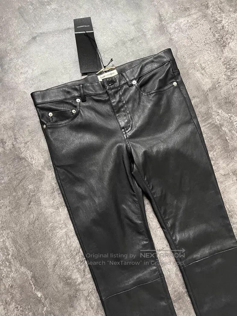 Saint Laurent Paris Saint Laurent Paris size F42 Sheepskin Pants Size 23" - 2 Thumbnail
