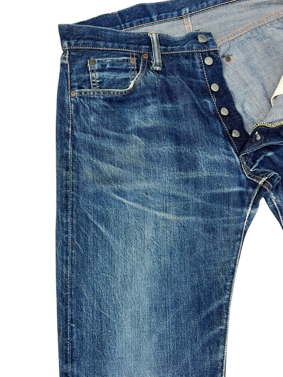 Denime Vintage GLEEM Clothing Japan Dirty Mud Denim Selvedge Jeans Size US 33 - 6 Thumbnail
