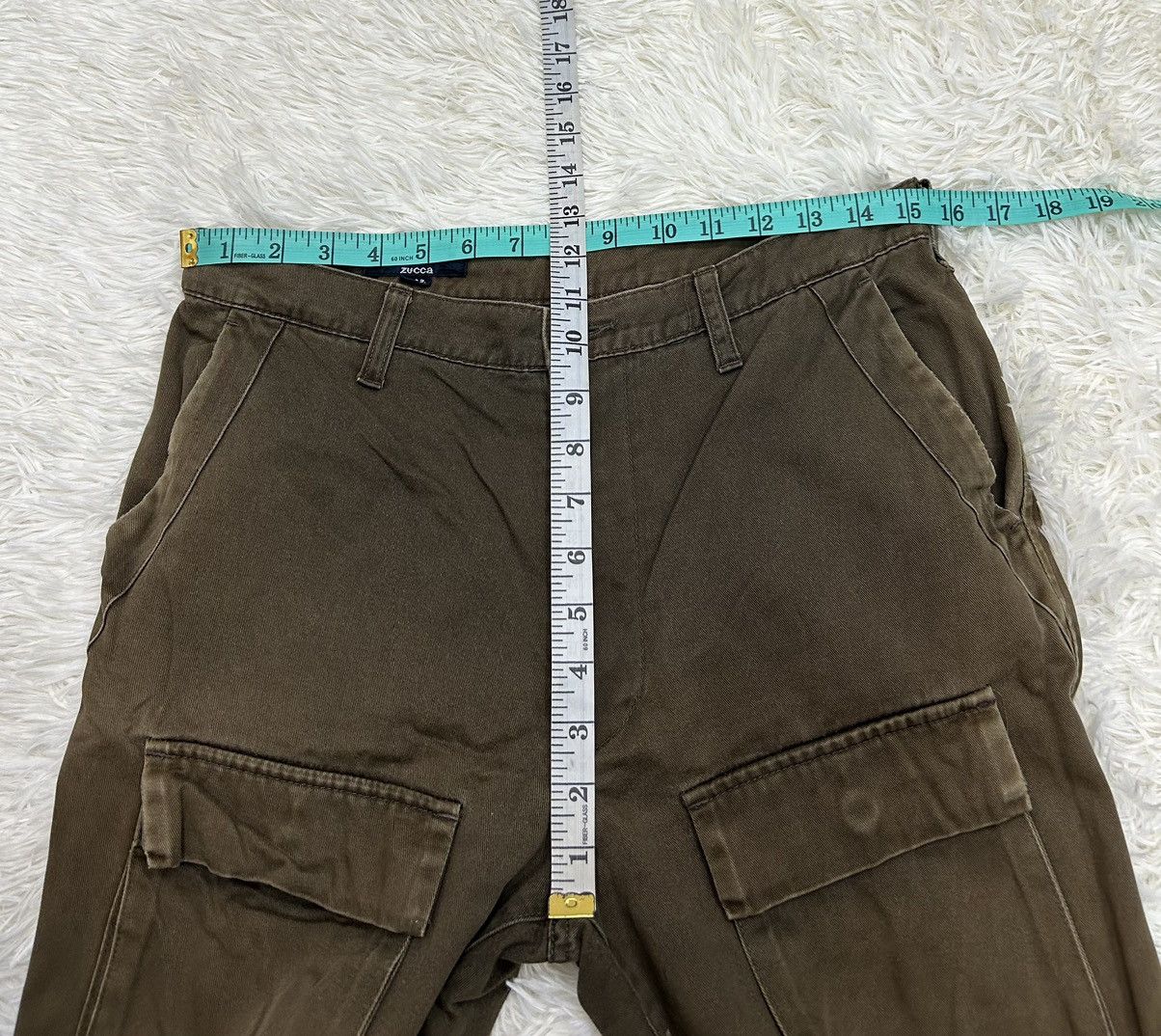 CABANE de ZUCCa Cabane de Zucca Army Green Sun Faded Bush Pants Size US 31 - 8 Thumbnail