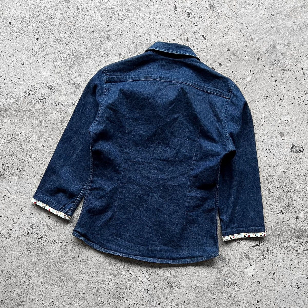 Levi's × Levi's Vintage Clothing × Vintage Levis Womens Vintage Button Blue Denim Jean Shirt Size S / US 4 / IT 40 - 5 Thumbnail