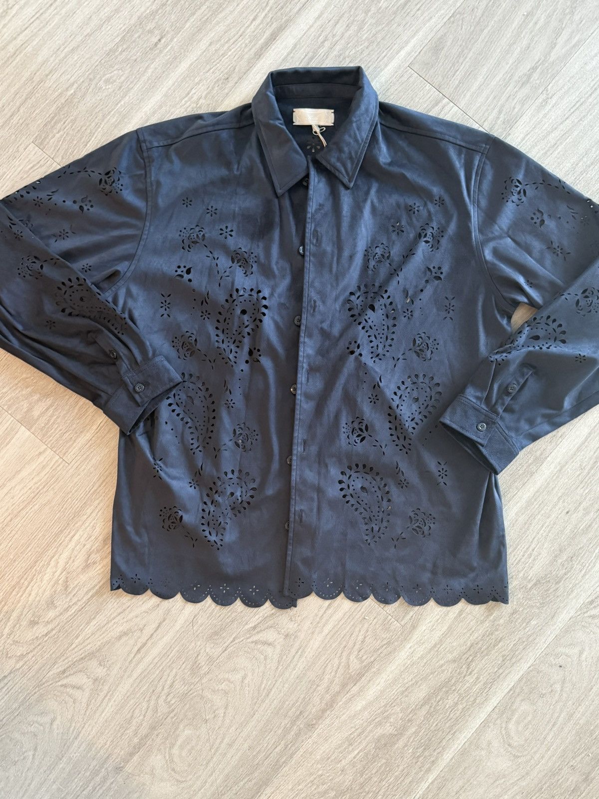 Kith Isaac micro-suede button down