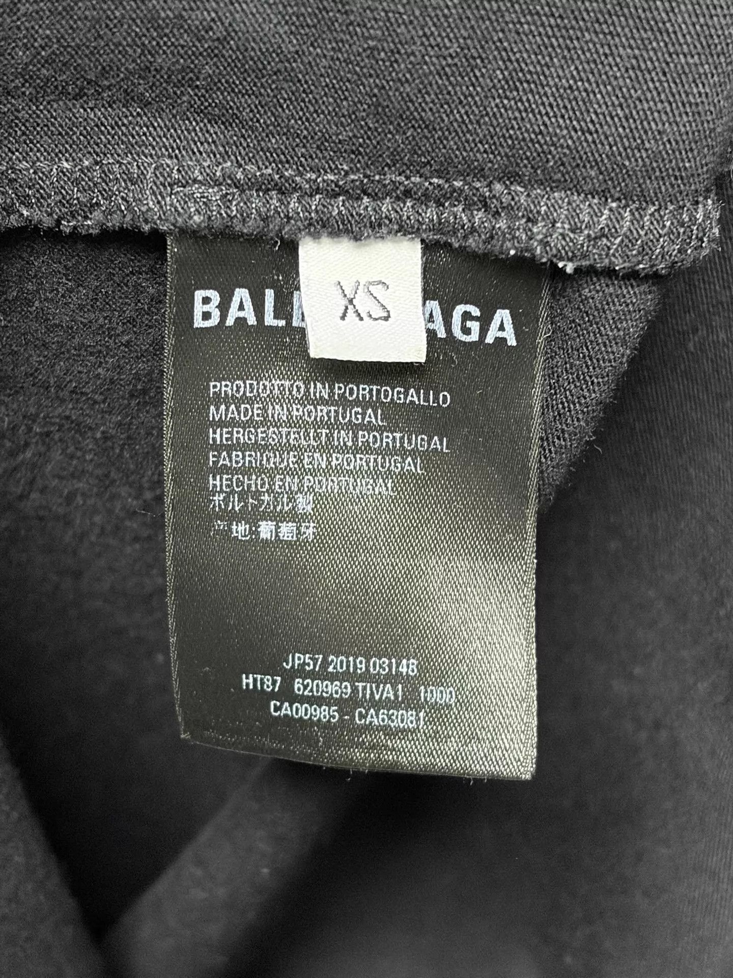 Balenciaga Balenciaga Portrait Black Oversized Unisex SS Tee XS Size US XS / EU 42 / 0 - 4 Thumbnail