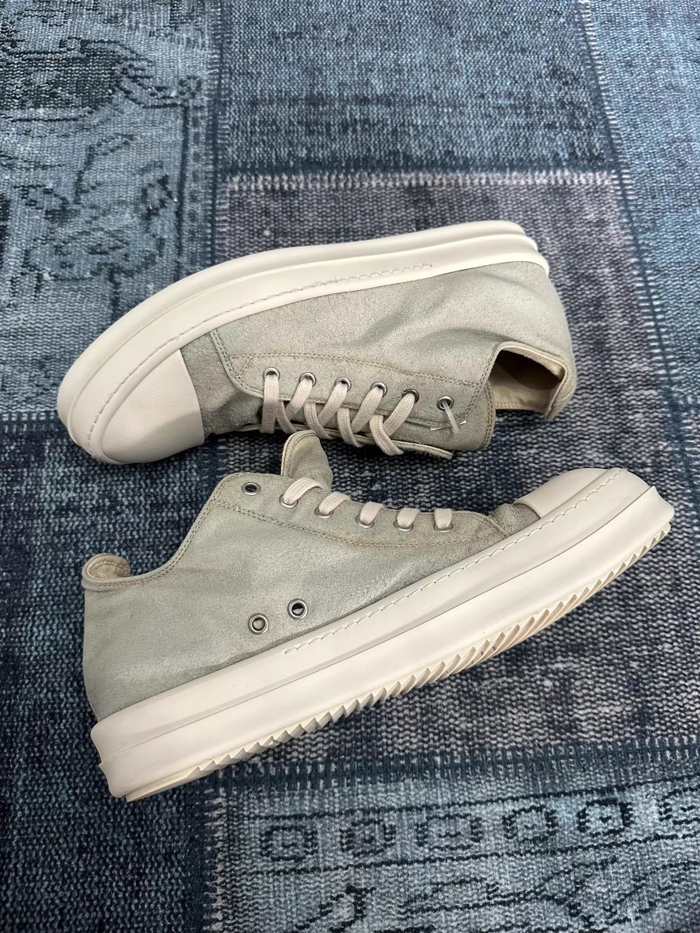 Rick Owens Rick Owens DRKSHDW Low Top Sneaker Mint Green 43 | Grailed