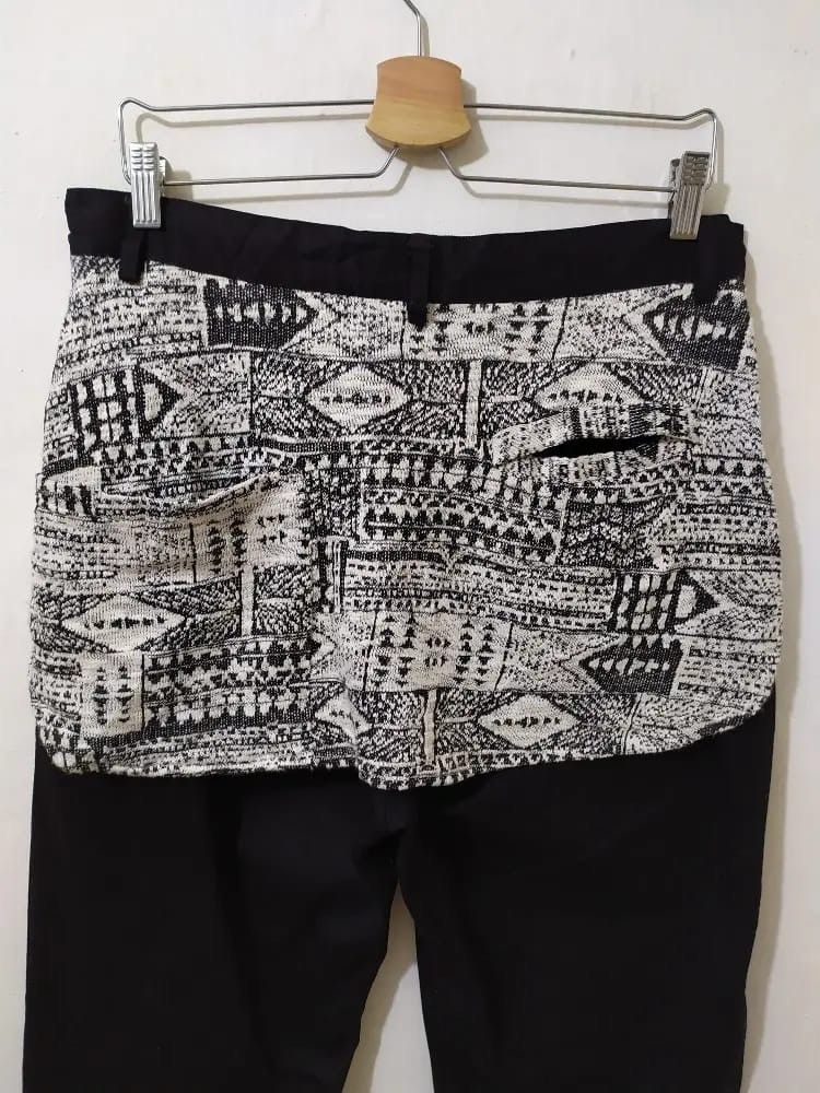 Japanese Brand yul Oriental Layered Cropped Baggy Pants Size US 32 / EU 48 - 7 Thumbnail