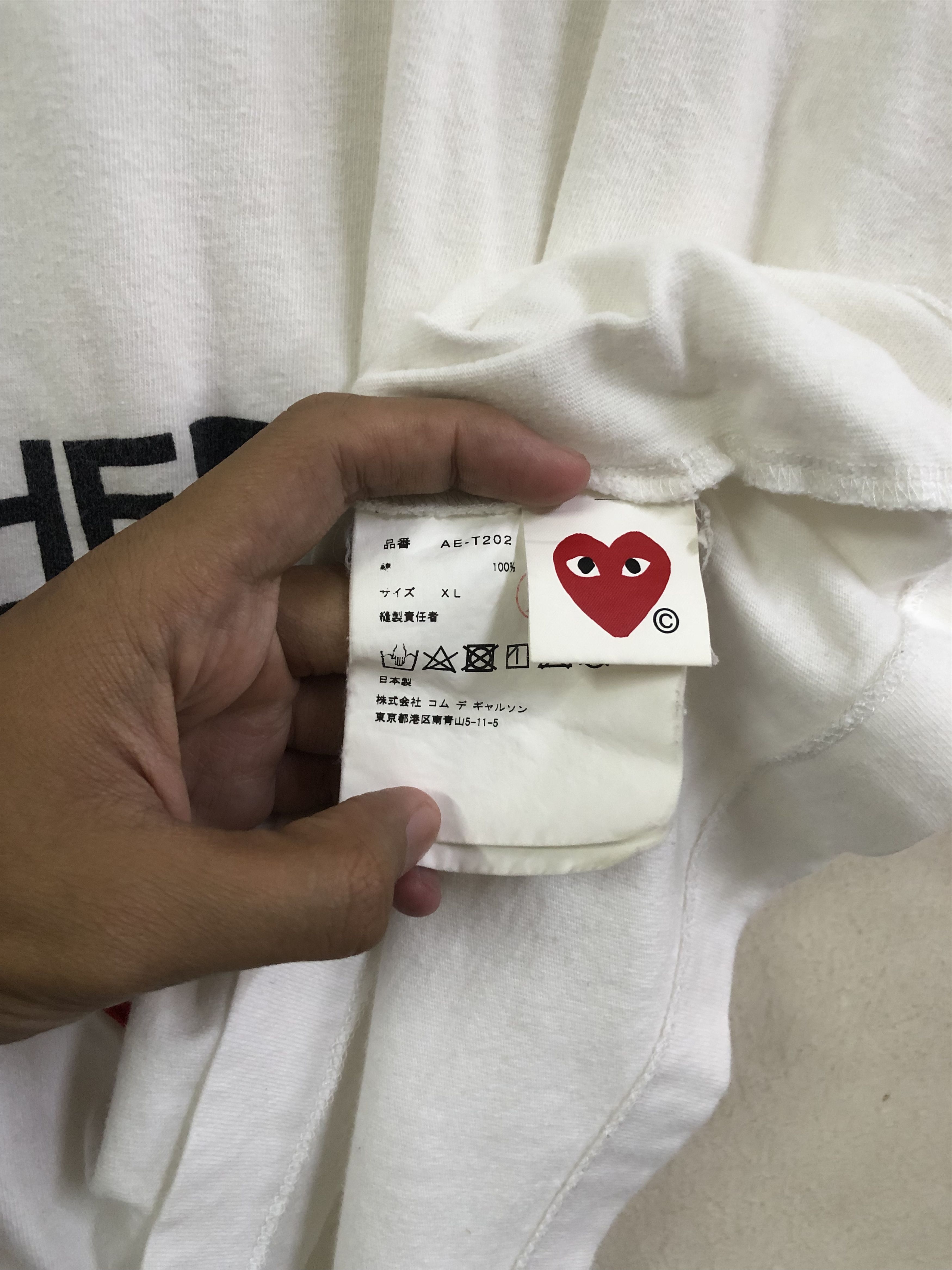 CDG by Comme des Garcons × The North Face CDG x The North Face T-shirt Size US XL / EU 56 / 4 - 4 Thumbnail
