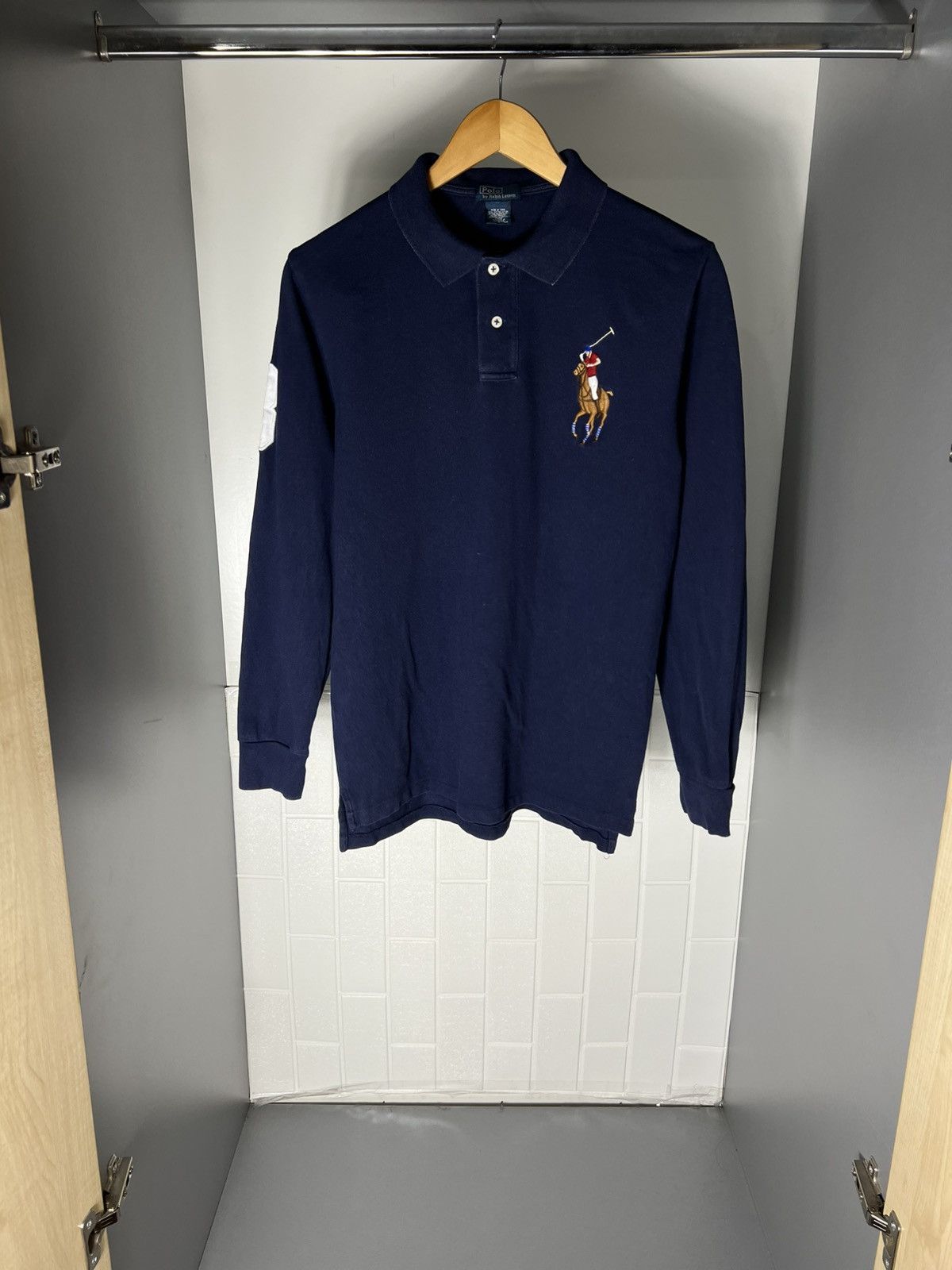 Polo Ralph Lauren VINTAGE POLO RALPH LAUREN RETRO RUGBY CASUAL DESIGNER 90s Size US S / EU 44-46 / 1 - 1 Thumbnail