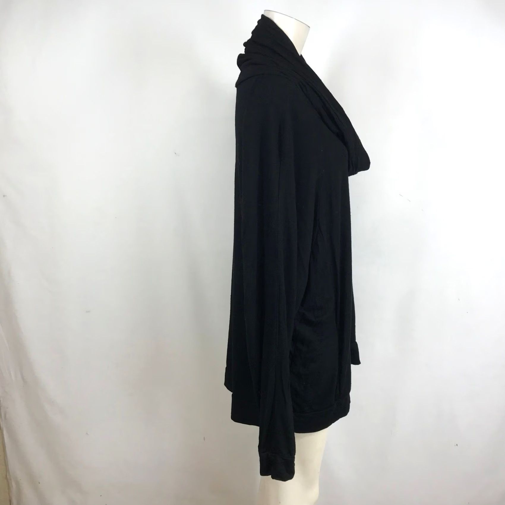 Vintage good hYOUman Black Cowl Neck Tunic Top Long Sleeve Relaxed Fit Womens XL Size XL / US 12-14 / IT 48-50 - 4 Thumbnail