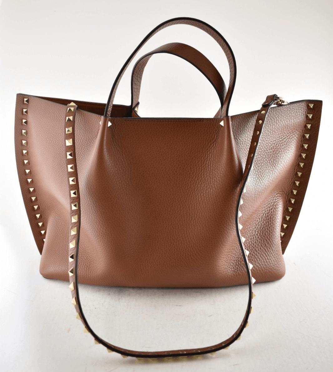 Valentino Valentino Garavani Rockstud Medium HG5 Leather Shoulder Bag Size ONE SIZE - 4 Thumbnail