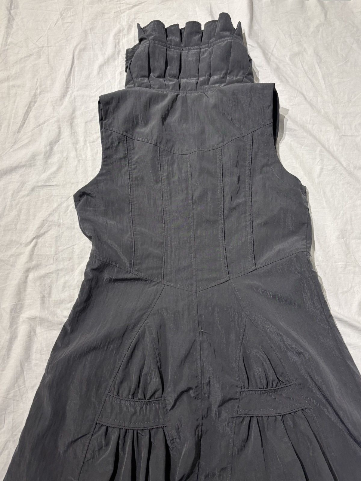 Vintage Vintage adjustable military double zip dress Size S / US 4 / IT 40 - 7 Thumbnail