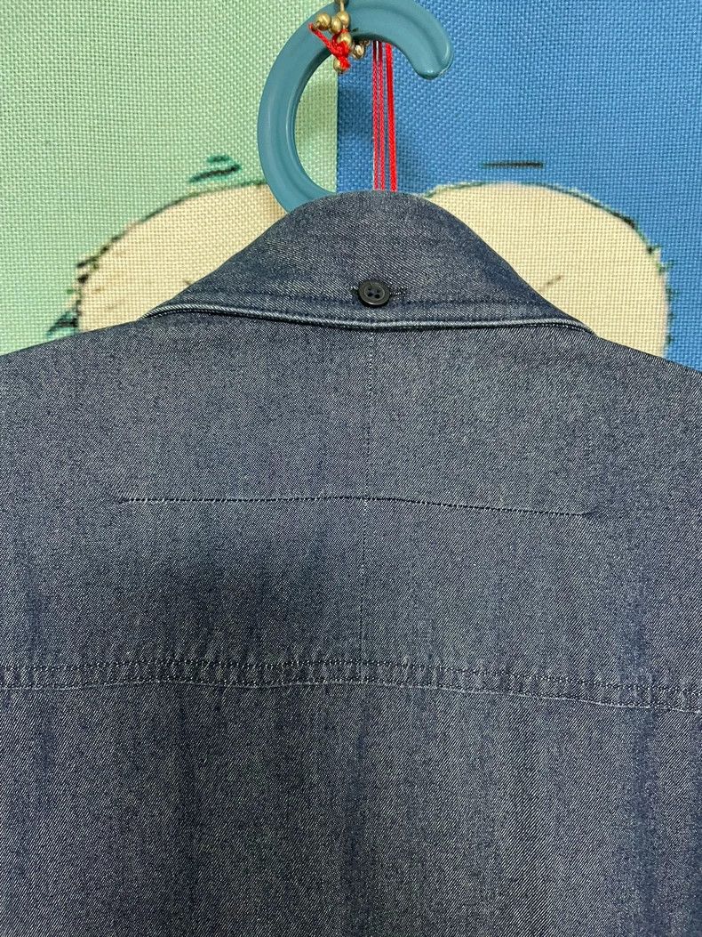 Givenchy Givenchy Denim Shirt, Dual-color Denim Patchwork Size US L / EU 52-54 / 3 - 5 Thumbnail