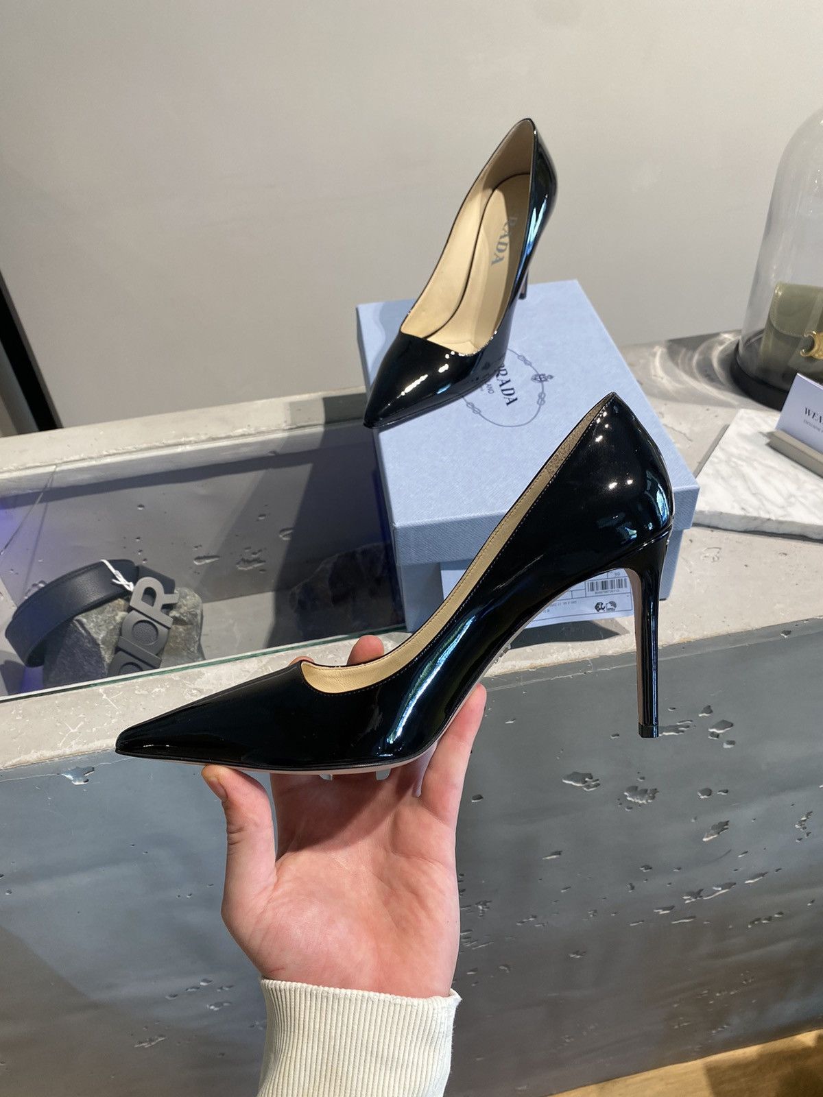 Prada BNWT Prada Triangolo Pumps / High Heels Size US 10 / IT 40 - 4 Thumbnail