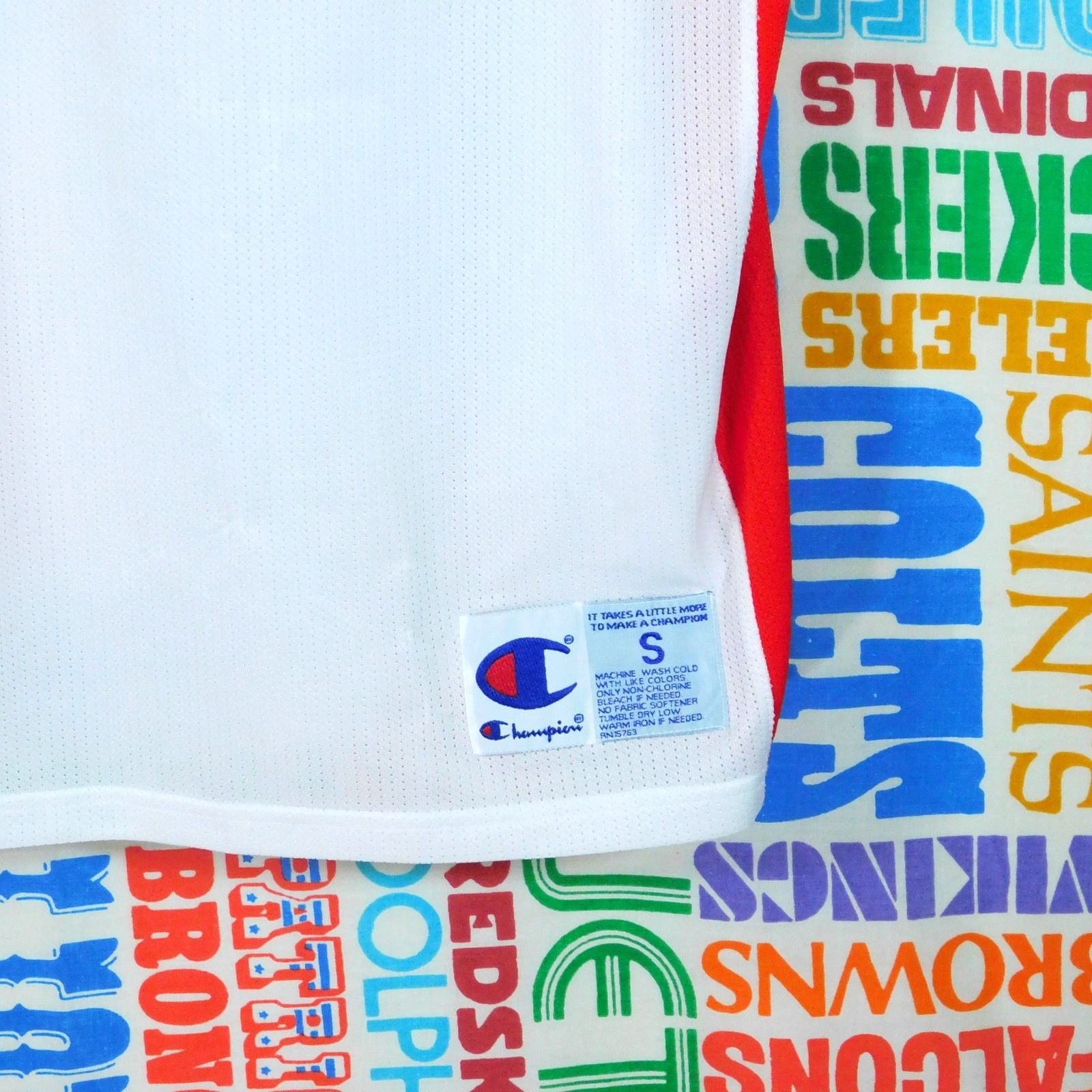 Champion Champion USA Basketball Jersey Size S White Mesh Red Blue Size US S / EU 44-46 / 1 - 5 Thumbnail