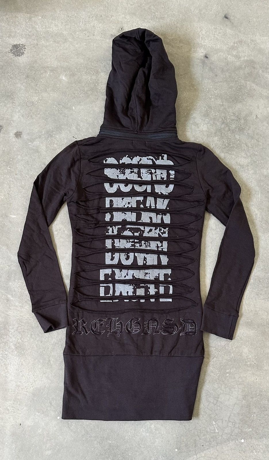 Japanese Brand VINTAGE JAPANESE PUNK AVANT GARDE HOODIE Size M / US 6-8 / IT 42-44 - 9 Thumbnail