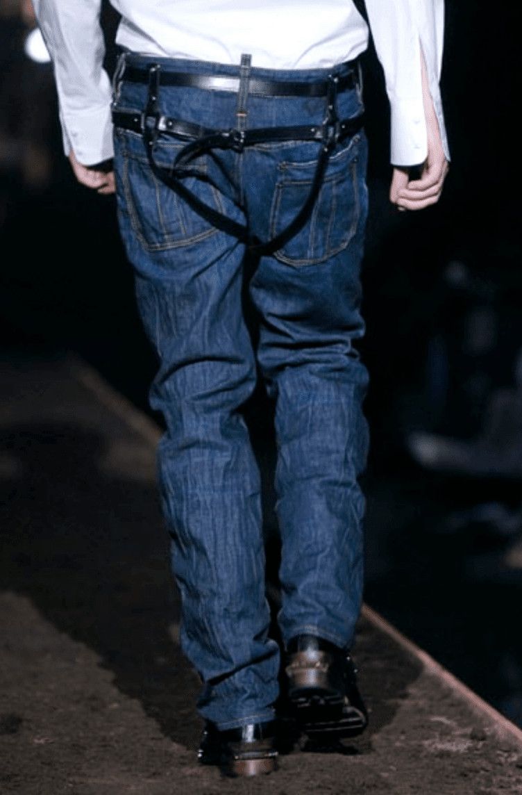 Dsquared2 FW2007 Dsquared2 Bondage Harness Brut Denim Jeans Size US 30 / EU 46 - 1 Thumbnail