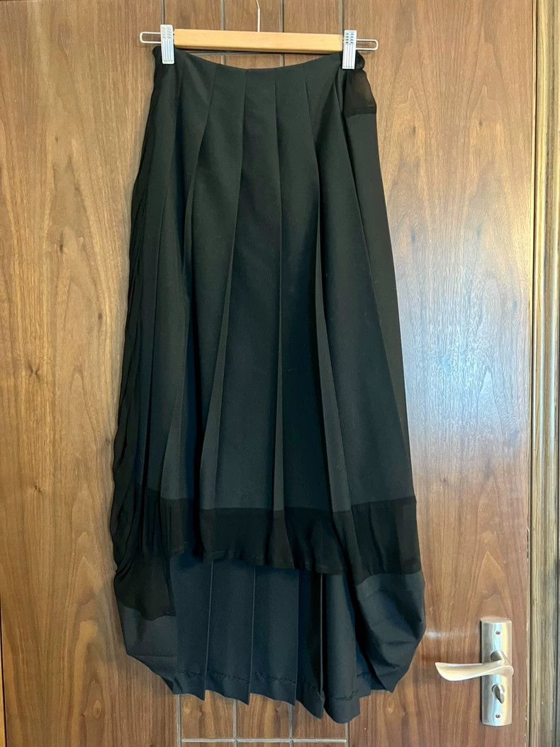 Comme des Garcons Comme Des Garcons size S Patchwork tulle wool pleated skir Size 24" / US 00 / IT 34 - 1 Thumbnail