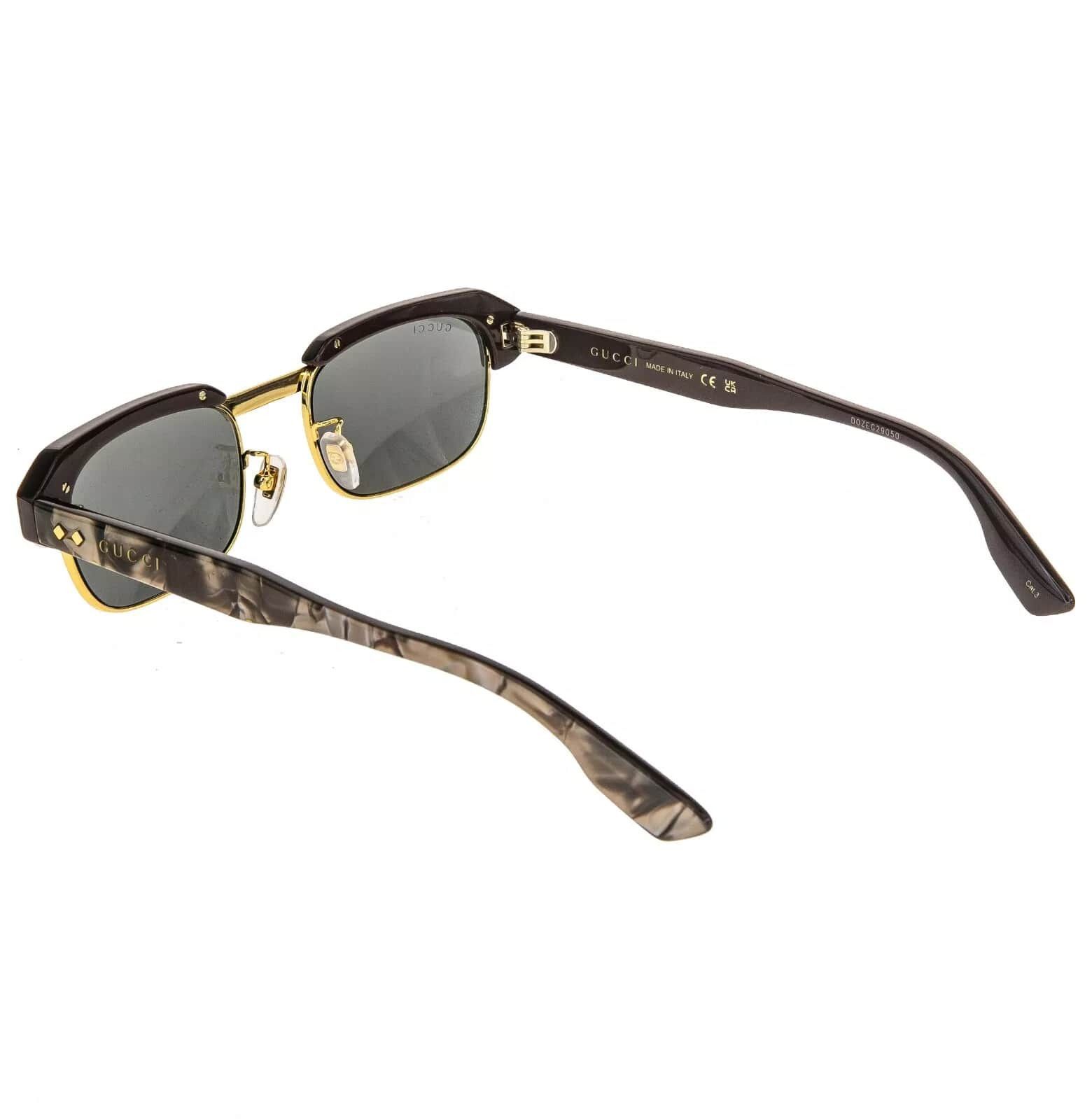 Gucci GUCCI 1480 Brown Smoke Silver Mirror Gg1480S Sunglasses 002 Size ONE SIZE - 6 Thumbnail