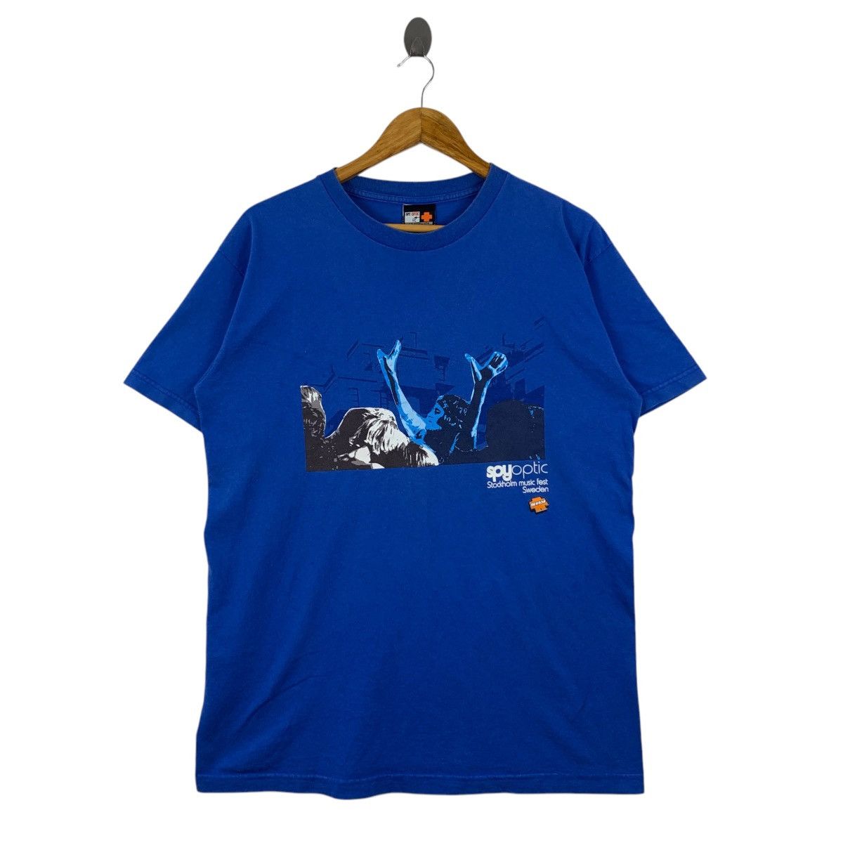 SPY Optic SPYOPTIC Stockholm Music Feat Sweden Print Blue Short Shirt Size US L / EU 52-54 / 3 - 1 Thumbnail