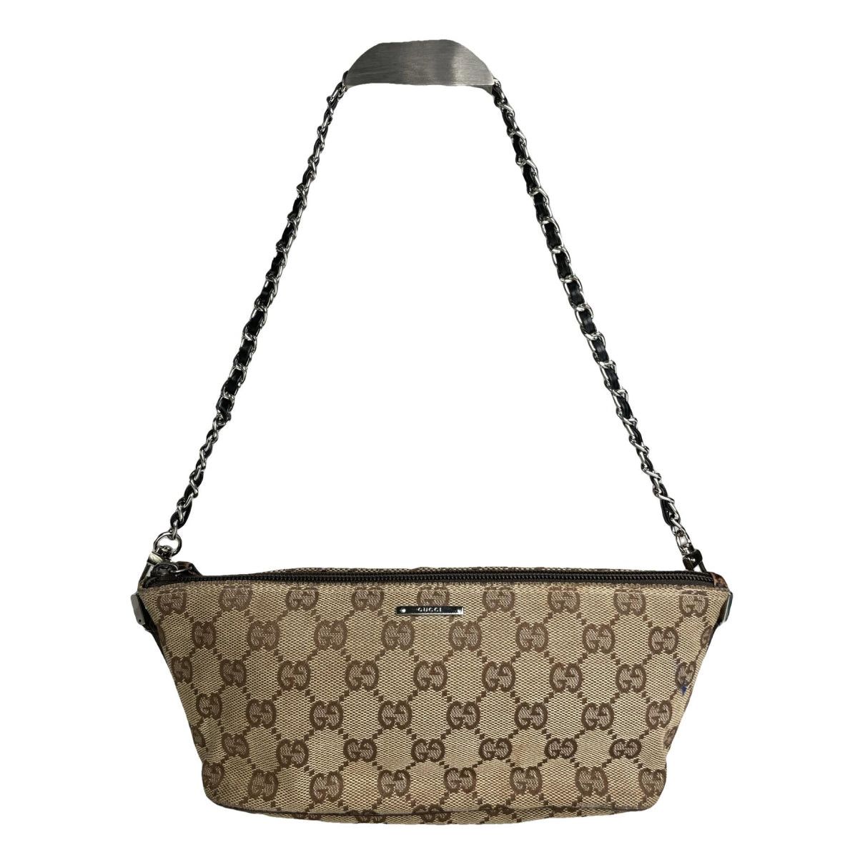 Gucci Jackie Vintage Beige Cloth Handbag Size ONE SIZE - 1 Thumbnail