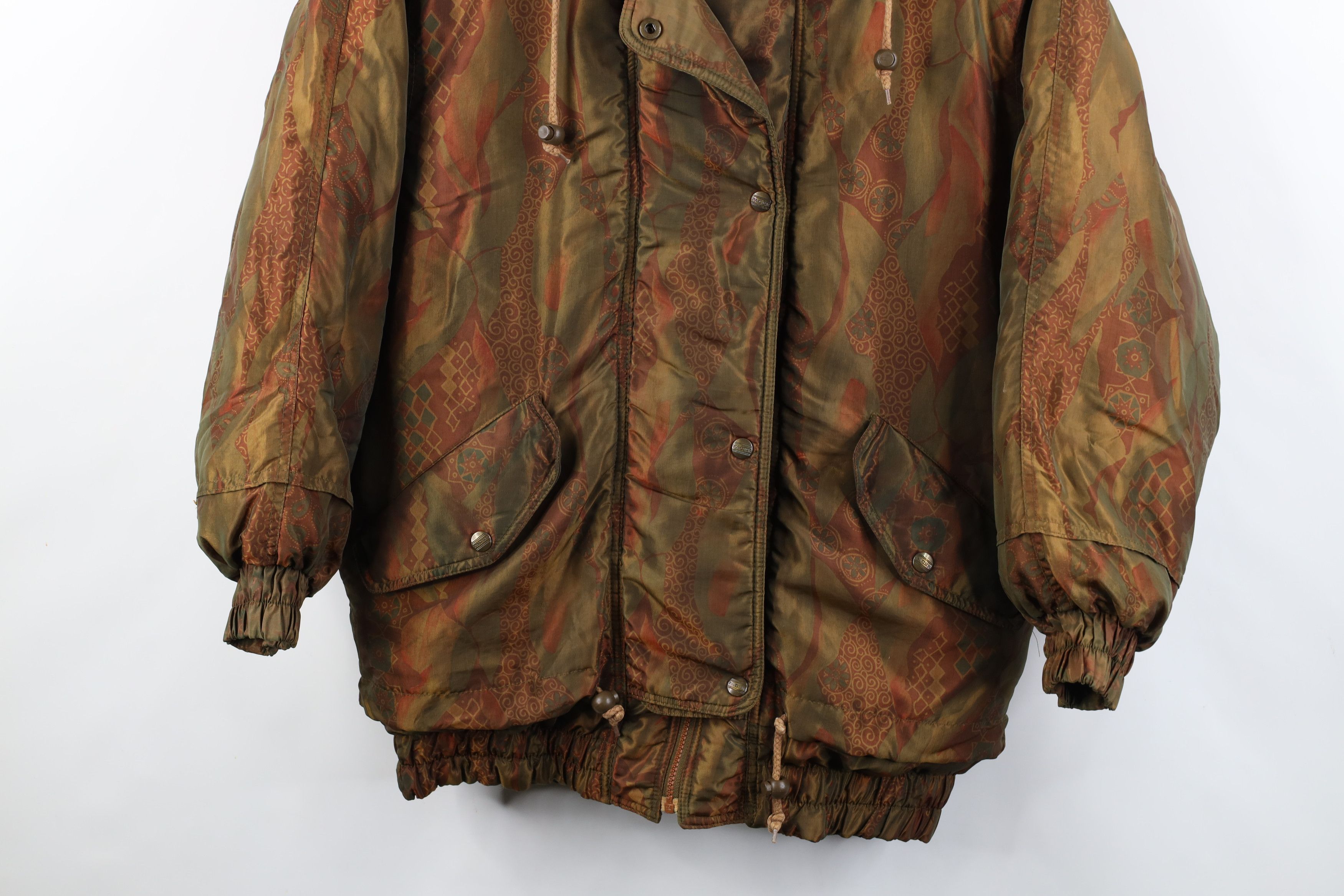 Vintage Vintage 90s Streetwear Down Insulated Hooded Puffer Jacket Size S / US 4 / IT 40 - 3 Thumbnail