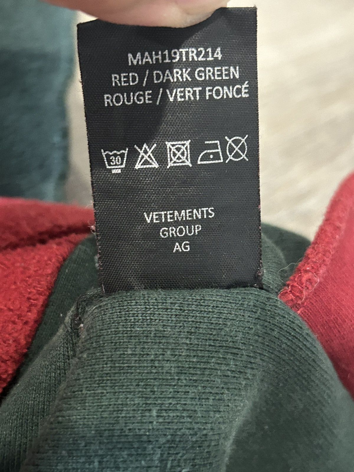 Vetements Rare Vetements Winter 2019 Inside Out Paneled Quarter Zip Size US L / EU 52-54 / 3 - 11 Thumbnail