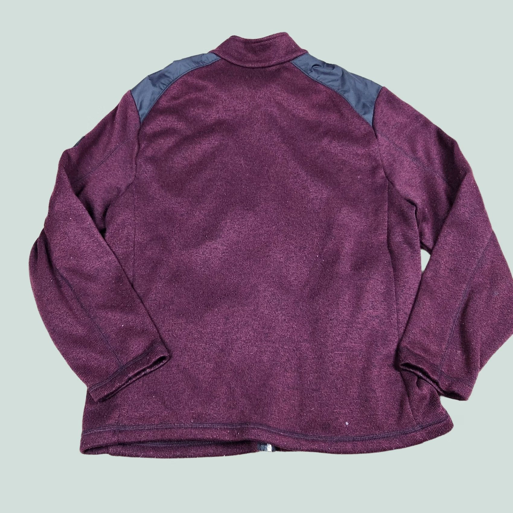 Vintage GREG NORMAN Sweater Mens Size L Burgundy Red 1/4 Zip Mock Neck Pullover Microfiber Polyester A319 Size US L / EU 52-54 / 3 - 1 Thumbnail